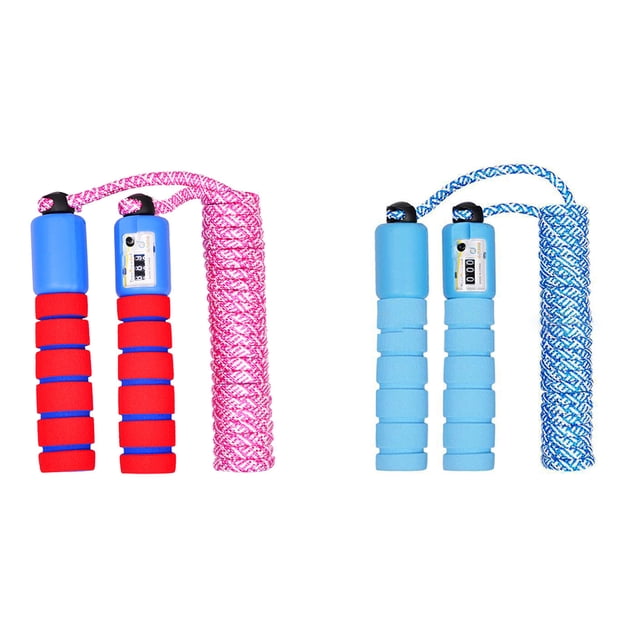 Cuerda de saltar para niños, cuerda de saltar suave ajustable, equipo de fitness para niños con mango de espuma para niños MFZFUKR CPB-DE-SSW950-3