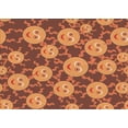 thumbnail image 1 of Ahgly Company Machine Washable Indoor Rectangle Transitional Orange Area Rugs, 7' x 10', 1 of 7