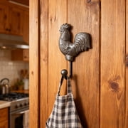 CREATITOY Simple Iron Rooster Hen Hooks for Home Kitchen Decor