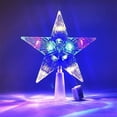 thumbnail image 4 of Ireezec Colorful LED Star Tree Topper with Lights, Battery Operated Christmas Tree Decor for Holiday Party, Indoor Festive Celebration, Family Gatherings, Xmas Decoration, 4 of 6