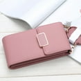 thumbnail image 3 of Solid Color PU Crossbody Bag Mini coin purse solid Sling Wallet Phone Pack Shoulder Bags Card Holder Coin Purse, 3 of 6