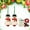 2PC, variant on DIY Button Christmas Ornament Kit, Animal Theme Fun Christmas Button Christmas Tree Ornament Kit with Snowman, Christmass Tree Hanging Decorations, DIY Ornaments Kits