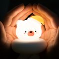 thumbnail image 5 of RV Bonita luz nocturna para dormir para mascotas, interruptor de luz recargable por USB para niños, bonita lámpara de noche de dibujos animados (pequeño dinosaurio) Rojo Verde, 5 of 5