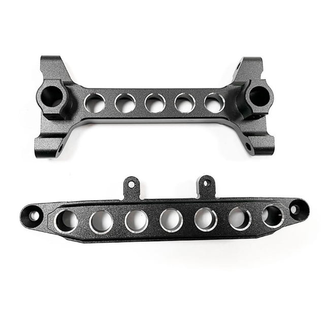 Torre de choque delantera y trasera Vogacara para coche RC 1/6 Axial Negro