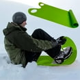 thumbnail image 3 of Winter Snow Sled for Kids and Adults, High Speed Snow Sledding Equipment Extra Thick Roll Up Plastic Snow Sled For Snow 54"x16.5", 3 of 5
