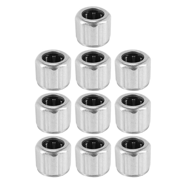 40Pcs Needle Bearing HF081412 Outer Ring Octagon One-Way Needle Roller Bearing 8X14X12mm for Manufacturing Industry