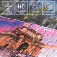 thumbnail image 4 of Puzzles for Adults 1000 Pieces, 56 Famous World Scenic Landmarks, Travel Poster Landscape Challenging Puzzle, Jigsaw Puzzles with Letters on Back, 4 of 6