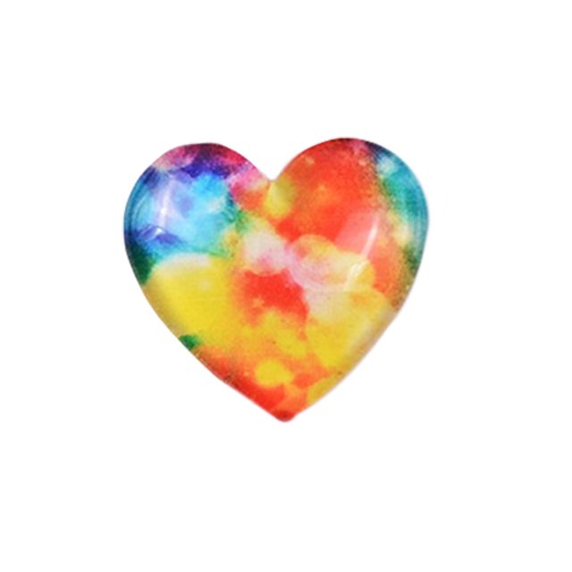 Rhinestone pintura amor corazón forma plástico brillo magnético pintura localizador FLhrweasw Nuevo