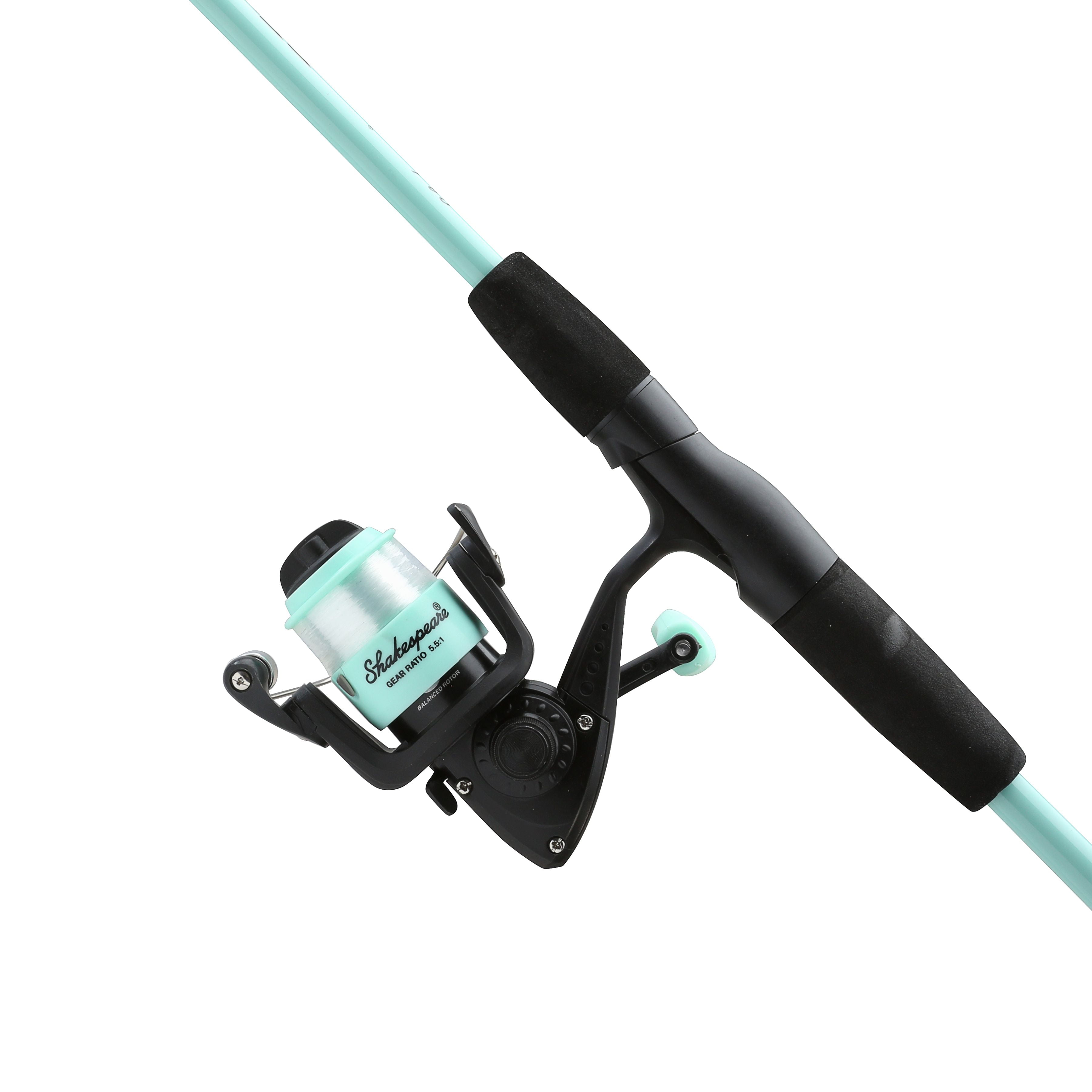 Shakespeare Reverb Spinning Fishing Combo, 56 Medium Rod, 30