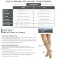 thumbnail image 2 of Truform Sheer Knee High Stockings, Open Toe: 15 - 20 mmHg, Pink, 3X-Large, 2 of 7