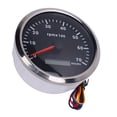 thumbnail image 1 of 110mm 4 3/8in Tachometer 7 Color Backlight DC 9-32V 7000RPM Gauge Hour Meter Car Yacht RV Truck, 1 of 7
