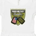 thumbnail image 4 of Inktastic Proud Military Daughter Soldier Hero Girls Baby Dress, 4 of 5