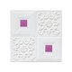 thumbnail image 2 of Panel de pared autoadhesivo 3D Sunnimix techo papel tapiz espuma Blanco Violeta 35x35x0.45cm, 2 of 8