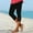Black, variant on BUIGTTKLOP Womens Capris for Seniors Summer Capri Leggings Women Stretchy Workout Yoga Casual Vacation Beach Pants