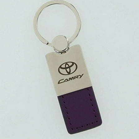 Toyota Camry Keychain & Keyring - Duo Premium Purple Leather