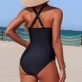 thumbnail image 6 of Leey-World Women One Piece Tummy Control Slimming Swimsuits Modest Bathing Suit Ruched Shapewear Swimwear 2026 One Piece Swimsuits for Women(Black,XL), 6 of 7
