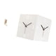 thumbnail image 5 of Gancho de pared plegable,Percheros plegables de pared,Reloj de pared de doble cara,Reloj de pared esquinero de doble cara para decoración del hogar,Reloj de esquina metálico de diseño, 5 of 8