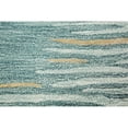 thumbnail image 3 of Bashian R129-TE-8X10-HG385 7 ft. 9 in. x 9 ft. 9 in. Greenwich Contemporary Wool & Viscose Hand Tufted Area Rug, Teal, 3 of 6