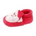 thumbnail image 6 of KaLI_Store Baby Boy Toddler Baby Girl Winter Boots Christmas Warm Soft Sole Cute Anti-Slip Snow Boots White,6-12 Months, 6 of 7