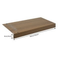 thumbnail image 2 of 5 Pcs 84*41*8cm Foamed PVC Wire Rack Covers  Pantry Shelves Covers Dark Wood Color for Bathroom Kitchen Shelving, 2 of 19