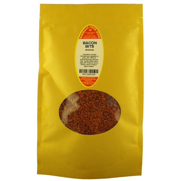 Marshalls Creek Spices BACON BITS 6 oz. Kraft Stand Up Pouch ECO Friendly Recyclable Mailer