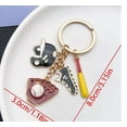 thumbnail image 2 of CIMAXIC Party Mini Baseball Bat Keychain: Sports Ball Pendant Decorative Alloy Baseball Key Ring For Backpacks Bags Sports Fans Party Favors,2.95"X1.5"X0.2", 2 of 4