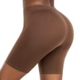 thumbnail image 2 of ZOUYUE Slip Shorts Womens Comfortable Seamless Smooth Shapewear Slip Shorts for Under Dresses-Brown, 2 of 6