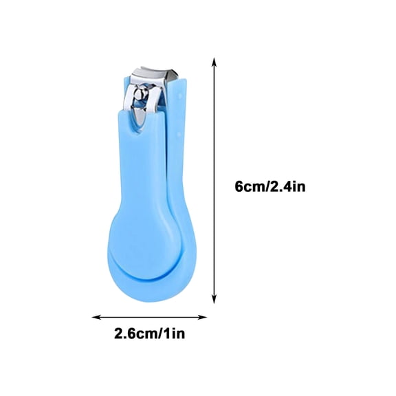 Baby Nail Clippers 6 cm Long Stainless Steel Trimmer with Curved Blades for Safe Infant Nail Care