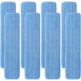 thumbnail image 1 of Microfiber Mop Pad for Rubbermaid Commercial 20 Inch Mop Head - 8 Pack Wet & Dry Commercial Cleaning Refills Reusable Mop Refills Fit for Any Microfiber Flat Mop System 18" to 21", 1 of 7