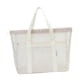 thumbnail image 4 of Bolso de playa de malla con bolsillos, separación para ropa seca y mojada, bolso de hombro grande para la playa. Blanco, 4 of 9
