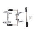 thumbnail image 2 of RC Servo Mount Alliage d'Aluminium Léger Amortissement Réglable Lien de Direction Hydraulique pour Modèles SCX10, 2 of 7