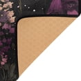 thumbnail image 3 of Yayeee Area Rugs for Living Room 5.2'x4' Non Slip Washable Bedroom Floor Carpet, Dark Purple Floral Pattern, 3 of 5