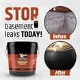 Liquid Rubber Foundation and Basement Sealant Indoor & Outdoor Use
