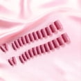 thumbnail image 3 of Uñas postizas adhesivas JOYVVEW cuadradas medianas rosa, 28 piezas, 3 of 7