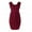 Wine, variant on Women's Maternity Dress - Summer Sleeveless Solid Color Pregnancy Gown, Breathable Pregnant Dress for Casual,Size for XXL