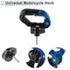 thumbnail image 5 of Gancho colgante para motocicleta tipo mariposa abierto-cerrado, soporte para casco, bolsa de equipaje para scooters y bicicletas, negro azul, 1 Pc, 64mm, 5 of 7