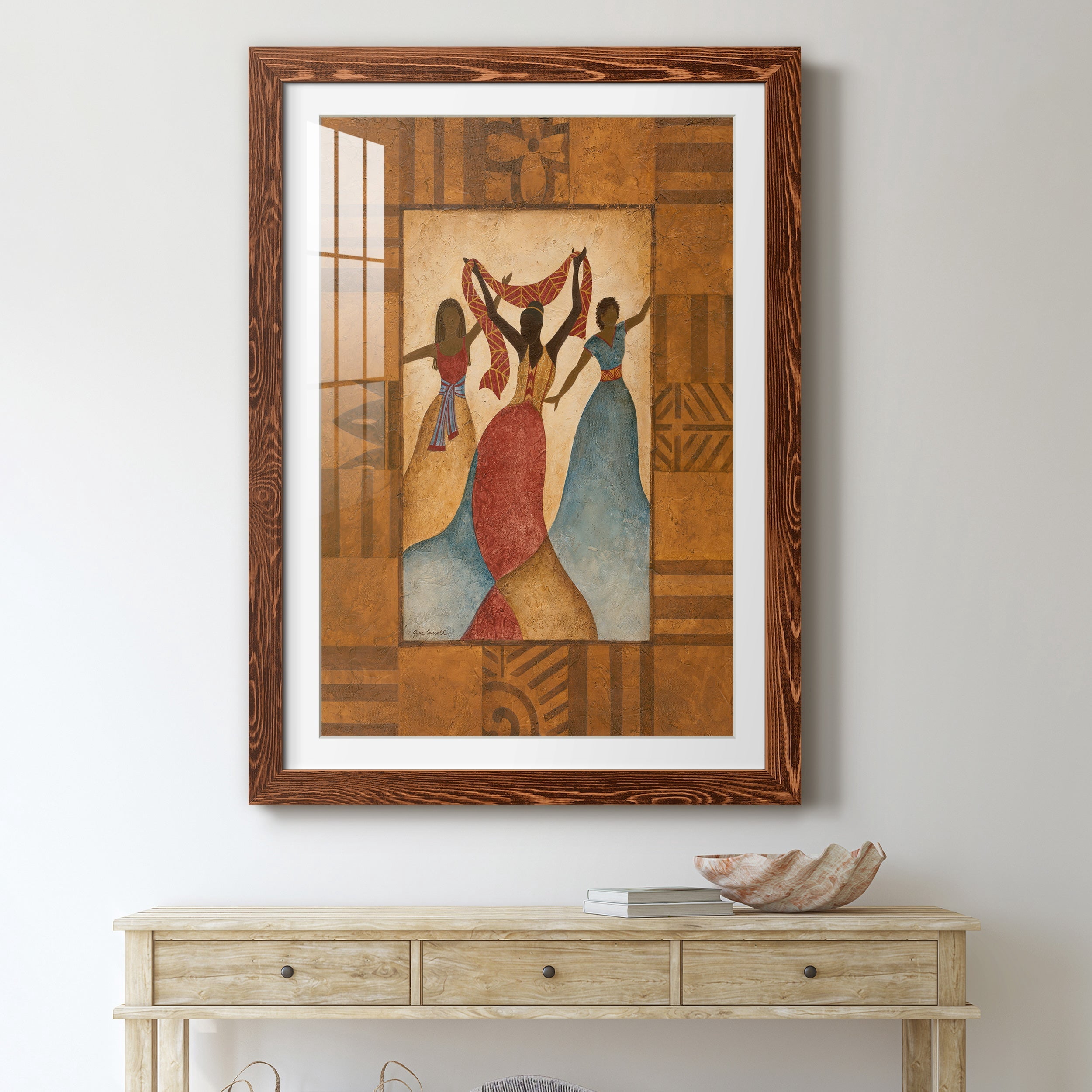 Rhythm - Premium Framed Print - Distressed Barnwood Frame - Ready to Hang