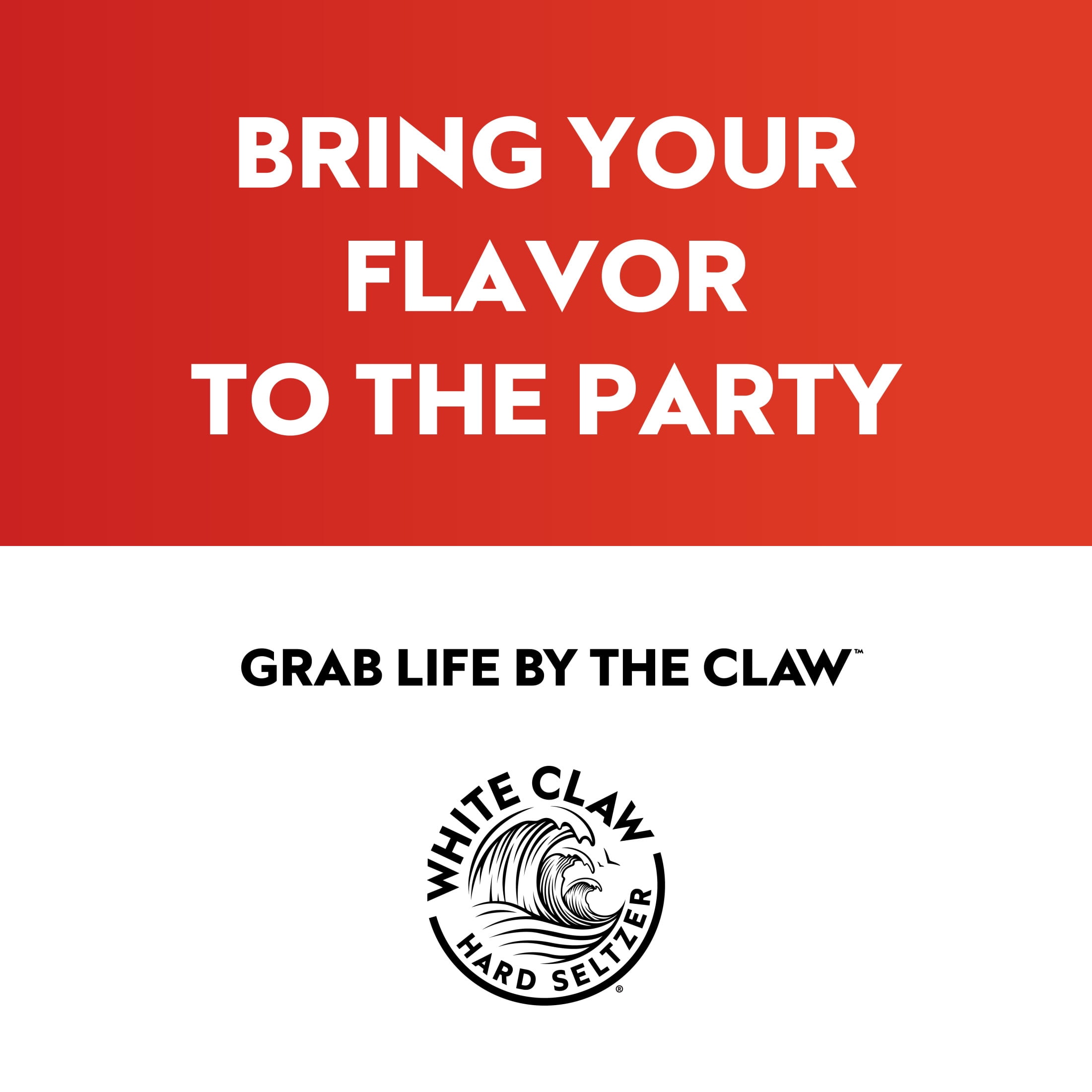(4 pack) White Claw Hard Seltzer Strawberry, 19.2 fl oz Can, 5% ABV