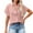 Pink, variant on BJUTIR Womens Shirts Tops Coton Short Sleeve Casual Popular Fashion Tee Tops Pocket Button T Shirts