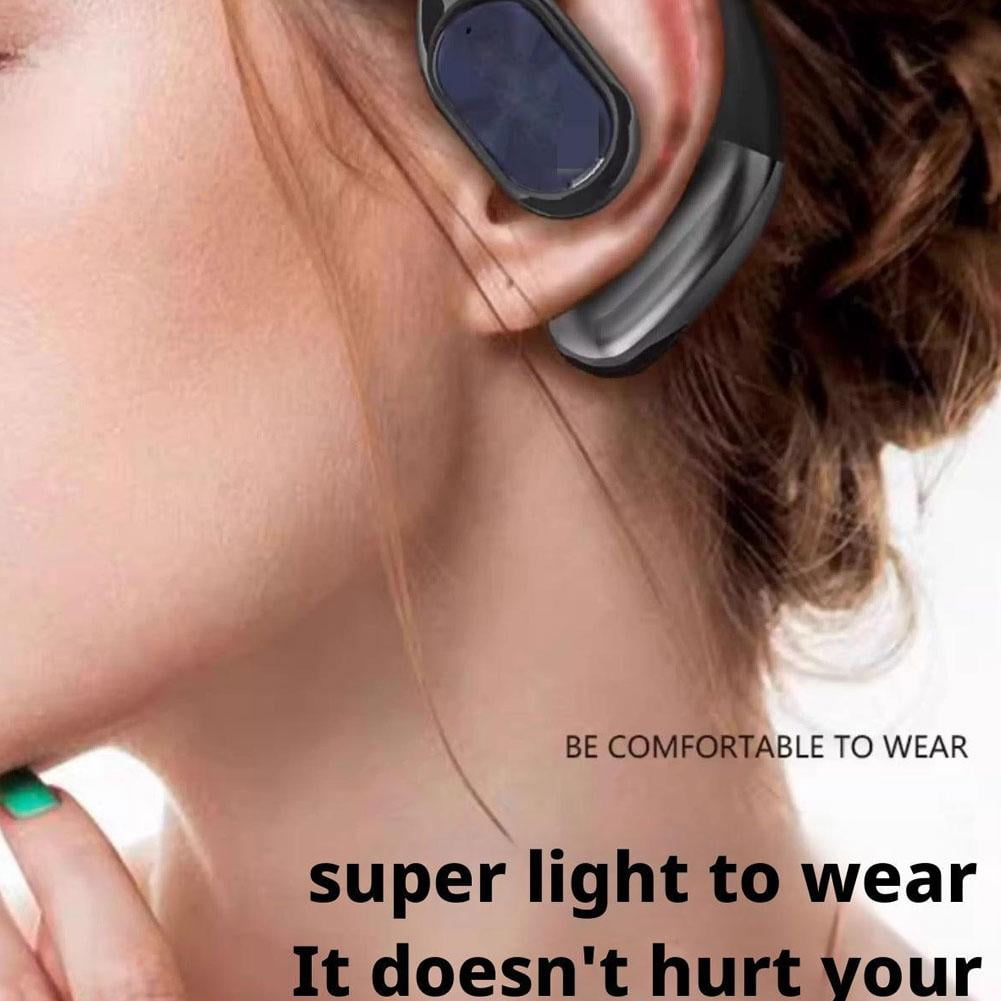 Ear Buds - Headphones Bluetooth with Dual-Fold Design, Noise Isolation, 2026 New Dual Fold Bt Earbuds Open Ear Wireless Bluetooth 6.0, IPX5 Waterproof & Sweatproof for Gym/Running/Workout (Black)