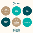 thumbnail image 6 of Soom Foods Premium Tahini, 11oz Jar, Smooth Paste, 6 of 10