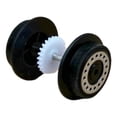 thumbnail image 1 of Ruedas para reparación de trenes modelo, piezas para mantenimiento de vías de 2,2 cm y ancho de vía de 0,94 pulgadas. Rueda motriz, 1 of 9