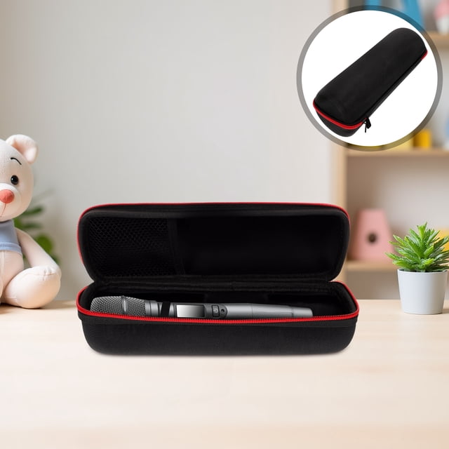 EXHUMKY Estuche Duradero Para Micrófono Con Protección Contra Impactos Y Bolsa Para Transporte