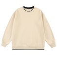 thumbnail image 2 of pstuiky camisas de manga larga para hombre, Camiseta deportiva de dos piezas para hombre, estilo casual, transpirable, con cuello redondo y manga larga, de color liso tops de invierno para hombre xl, 2 of 4