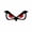 3-Multicolor, variant on Halloween Luminous Eyes Hanging Wooden Led Eye Lights Festive Mood Decoration