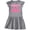 AC-Heather Grey, variant on Inktastic Papas Girl Granddaughter Girls Baby Dress