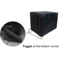 thumbnail image 4 of Tapas duraderas de nicho para mascotas a prueba de viento para jaulas metálicas interiores y exteriores (xs: 63,5 x 48 x 50,8 cm, negro) ) Zefei Wu 9024735024873, 4 of 5