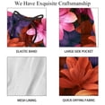 thumbnail image 4 of luoweisi Men's Beach Shorts Quick Dry Swim Trunks with Mesh Lining Flower S, 4 of 5