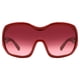 thumbnail image 1 of Gafas de sol TYA Oversize con diseño envolvente tipo escudo rojo para mujeres y hombres, 1 of 6