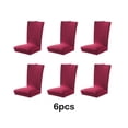 thumbnail image 4 of Sillas de Poliéster Toystoory 6 Piezas Vino Rojo, 4 of 6